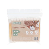 PROWAY Ватные палочки бамбуковые, 100шт