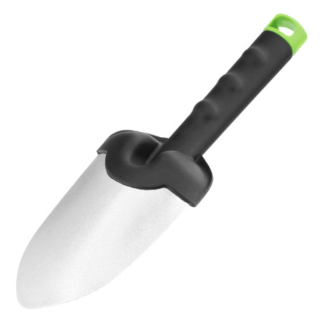 Совок посадочный широкий, 90х275 мм, стальной, полипропиленовая рукоятка, BASE Palisad