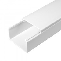 Промрукав Кабель-канал белый 2-й замок в п/э 60х40 (18 м/уп) цена за 1 м PR03.0055