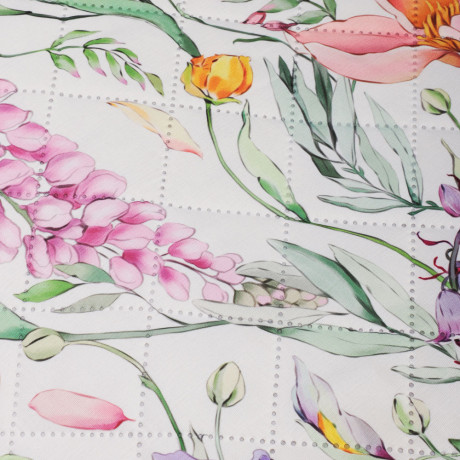 PROVANCE Ботаника Покрывало стеганое принтованное 200х220см, 100% полиэстер, 2 дизайна