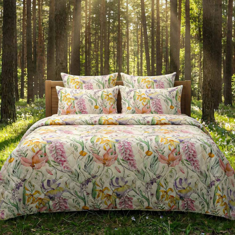 PROVANCE Ботаника Покрывало стеганое принтованное 200х220см, 100% полиэстер, 2 дизайна