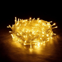 VEGAS Гирлянда "Сеть" 144 желтых LED ламп, прозр.провод, 1,2*1,5м, таймер , удлин