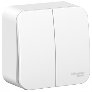 Systeme Electric BLANCA выкл. ОУ 2 кл. 6А бел. (пл.осн., изол.пл.) BLNVA065011 (15!)