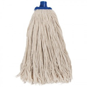 Насадка МОП веревочн. д/швабры, крепление еврорезьба, хлопок, ворс 26 см, 180 г, ЛАЙМА "Бюджет", 603