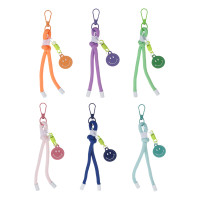 Подвеска аксессуар паракорд с шармом тм ЮL Smile, нейлон, металл, 18 см,  6 цветов, #2