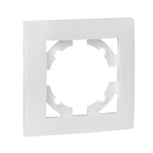 EKF Валенсия Рамка 1 мест. жемчуг Al/Cu (корпус PC) EWM-G-301-50