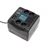 REXANT стабилизатор напряжения портативный REX-PR-1000 релейный 1ф. 1000ВА (800Вт), 160-260В, 8%