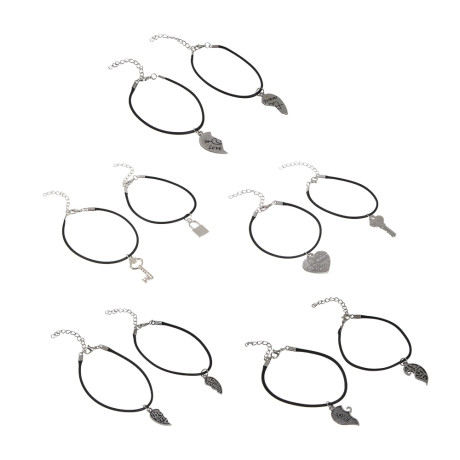 Браслет парный 2шт, d7,5 см, сплав, БЖ25-35