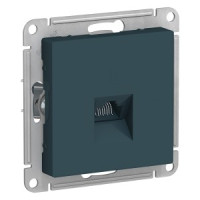 Systeme Electric AtlasDesign мех. роз. компьют. СУ 1 мест. изумруд(пласт. осн, RJ-45) ATN000883(10!)