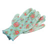 INBLOOM Перчатки садовые с нитриловым полуобливом, полиэстер, 9 размер, 23см, 31г, цветные