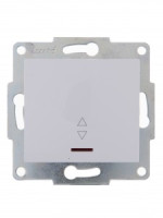 Lezard KARINA мех. выкл. СУ 1 кл. 10А (проходн.) инд. бел. (корп. ABS) 707-0288-114