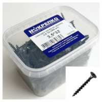 Саморез оксид по дереву потайной крупный шаг 3,5*32 (350 шт EC) (цена за уп) НАКРЕПКО 200703