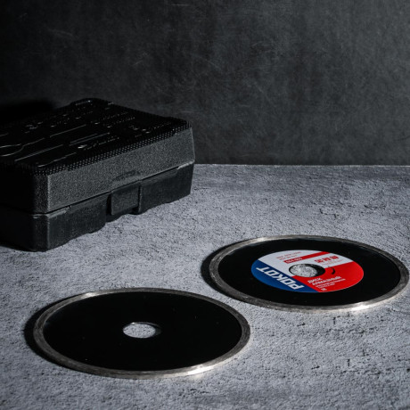 РОКОТ Диск алмазный отрезной сплошной 125х22,2мм (для сухой резки) плитка, стекло, мрамор, кафель.