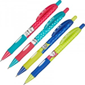 Ручка шариковая автоматическая M&G So Many Cats синяя (толщина линии письма 0.35 мм) Арт.1545290