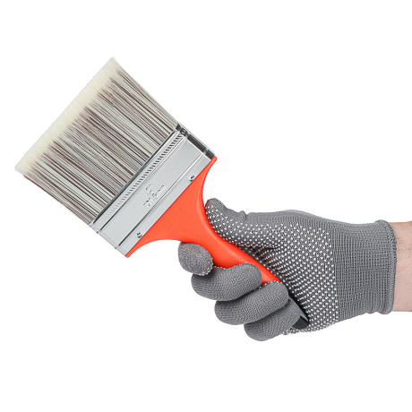 ЕРМАК/Headman Кисть малярная плоская "Kанекарон" иск. щетина 4" (100мм)