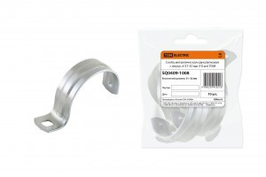 TDM скоба метал. оцинк. сталь однолапковая с внутр. d 31-32мм (10!) SQ0409-1008