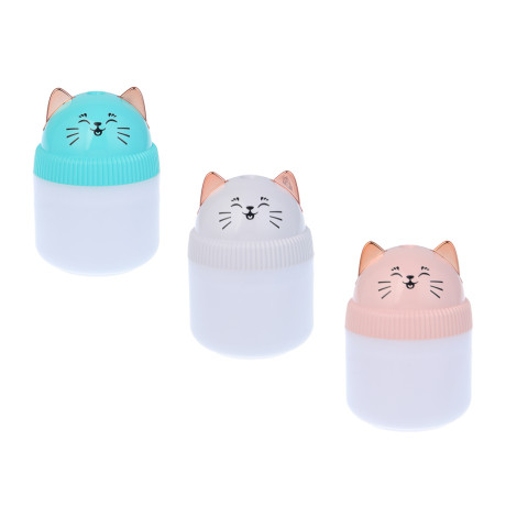 LEBEN Увлажнитель воздуха Котик, 220мл, подсветка, 11x8x8см, питание 5В/0.4А от USB, 2Вт
