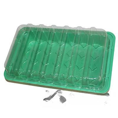 Парник под торф.таблетки (мини-теплица) 28мест д.41 (36*22*6,5см) (Агроком) х50