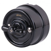 Werkel выкл. ОУ на 4 положения 2 кл. Retro (черный) Ретро керамика W5620008 a051452