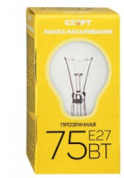 СТАРТ Б E27 75W ЛОН прозрачная