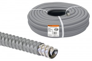 TDM металлорукав в ПВХ-изоляции РЗ-Ц-П 18 серый без протяжки (бухта 50м, цена за 1м) SQ0407-0418