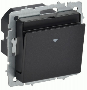 IEK BRITE мех. выкл. (карточный) СУ 1 кл. 30А ВС10-1-8-БрЧ черный BR-V11-0-10-K02