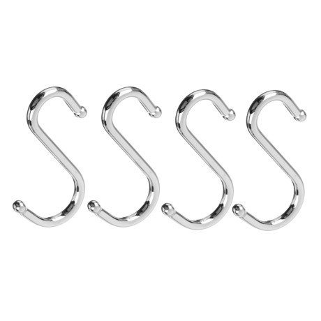 Набор крючков S-образных тм VETTA, хромированная сталь, CWJ211, 4 шт