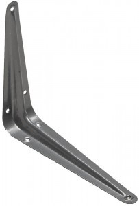 Уголок-кронштейн STAYER "MASTER", 150х125мм, серый (12!!!)