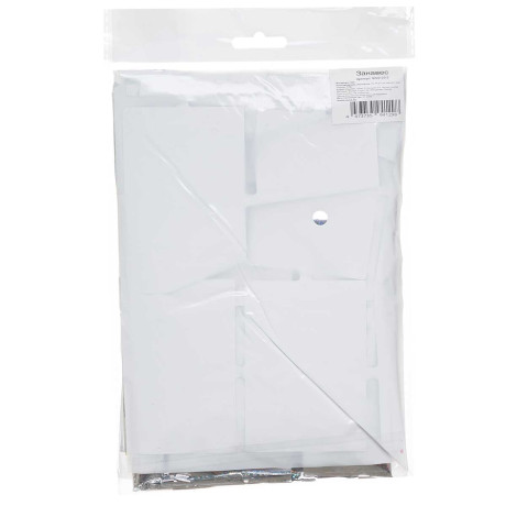 Занавес 9222-23-2 из фольги "Прямоугольник" 1*1,8м Серебро