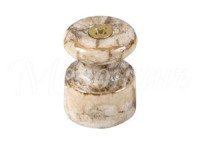 МЕЗОНИНЪ РЕТРО Изолятор фарфор (керамика) D18,5х24мм мрамор (уп.20шт, цена за шт) GE70027-19 20шт