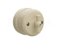 МЕЗОНИНЪ АВРОРА выкл фарфор. поворотн. 4 полож (2 кл), слоновая кость GE70403-02