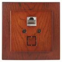 Nilson TOURAN  роз. компьют. СУ 1 мест. черешня (RJ45, кат. 5е) 24261044