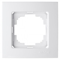 Nilson рамка 1 мест. TOURAN, белый 24110091