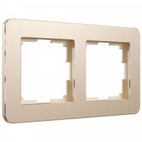 Werkel рамка СУ 2 мест Platinum (шампань) W0022611 a059214
