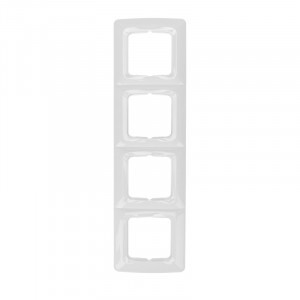 KRANZ DEA Рамка 4 мест. (горизонт.) Бел KR-78-0228