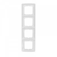 KRANZ DEA Рамка 4 мест. (горизонт.) Бел KR-78-0228