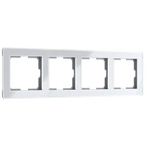 Werkel рамка СУ 4 мест. Acrylic W0042701 (белый) a062131
