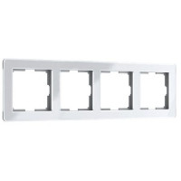 Werkel рамка СУ 4 мест. Acrylic W0042701 (белый) a062131