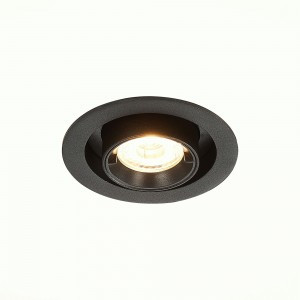 ST LUCE св-к встр. св/д 12W(900lm) 3000K 92x90 Черный IP20 ST702.338.12