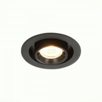 ST LUCE св-к встр. св/д 12W(900lm) 3000K 92x90 Черный IP20 ST702.338.12