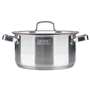 Кастрюля нерж сталь с крышкой Experience 2,9л стенки 0,6мм дно 4,0мм, индукция TR-17353 TalleR