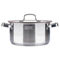 Кастрюля нерж сталь с крышкой Experience 2,9л стенки 0,6мм дно 4,0мм, индукция TR-17353 TalleR