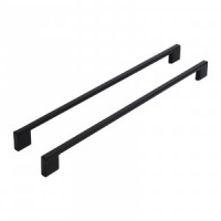 Ручка-скоба мебельная мет  320 A302-320 BL мат. черн. 2шт (цена за пару ) (10,100) StahlBuro