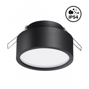 NOVOTECH 358904 SPOT NT22 295 черн. встр. влагозащищенный св-к IP54 LED 4000K 10W 220V MAY