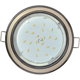 Ecola GX53 H4 св-к  2 цв.Черный хром-жемчуг-черный хром 38x106 FO53H4ECB (10!)