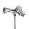 СоюзКран Смеситель для душа с душ. набором, керам. картридж 35мм, нерж. сталь, SS04-N118