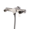 СоюзКран Смеситель для душа с душ. набором, керам. картридж 35мм, нерж. сталь, SS04-N118