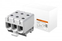 TDM Клемма вводная силовая КВС 6 вводов 6-50 кв.мм. проходная, серая (8!) SQ0833-0110