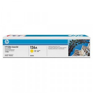 Картридж лазерный HP (CE312A) LaserJet CP1025/CP1025NW, желтый, ориг., ресурс 1000 стр.