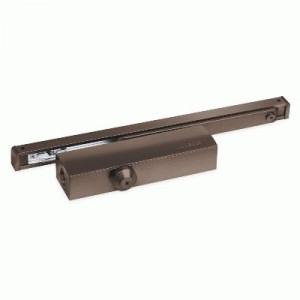 Доводчик дверной NOTEDO DC-025-095 SL+HO+DA+BC BROWN со скольз.тягой до 100 кг (6)